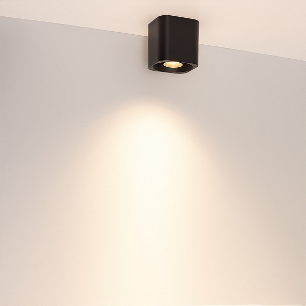 Светильник SP-ACENTO-S95x95-10W Warm3000 (BK, 20-45 deg, 230V) (Arlight, IP20 Металл, 5 лет) Lednikoff