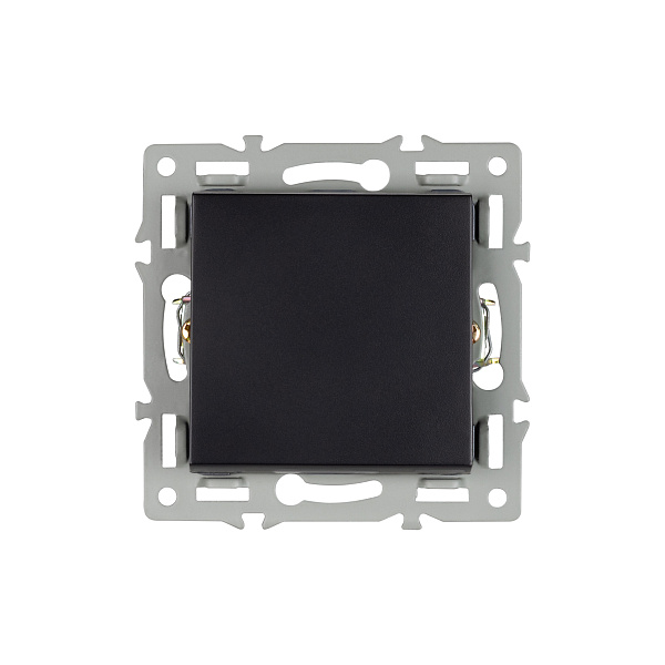 Механизм выключателя одноклавишный проходной SWT-MKP1-PL-BK (250V, 16A) (Arlight, -) Lednikoff