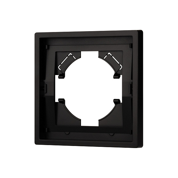 Рамка пластиковая FRM-TENDO-PL-1-BK (Arlight, Черный) Lednikoff