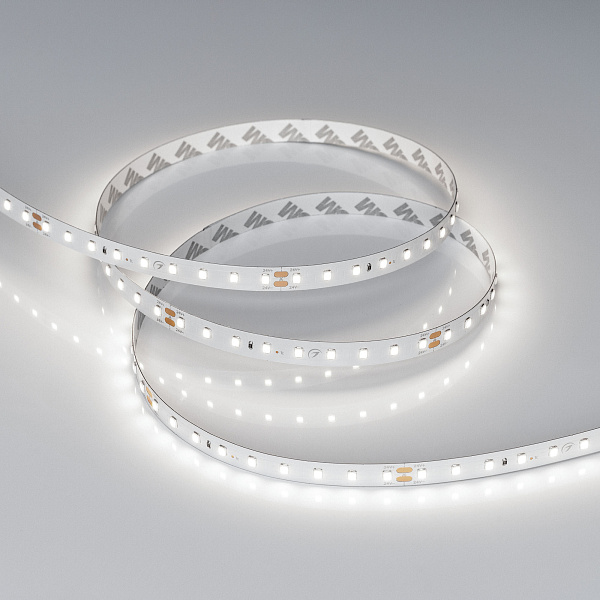 Светодиодная лента RT-A90-10mm 24V White6000 (4.8 W/m, IP20, 2835, 5m) (Arlight, высок.эфф.200 лм/Вт) Lednikoff