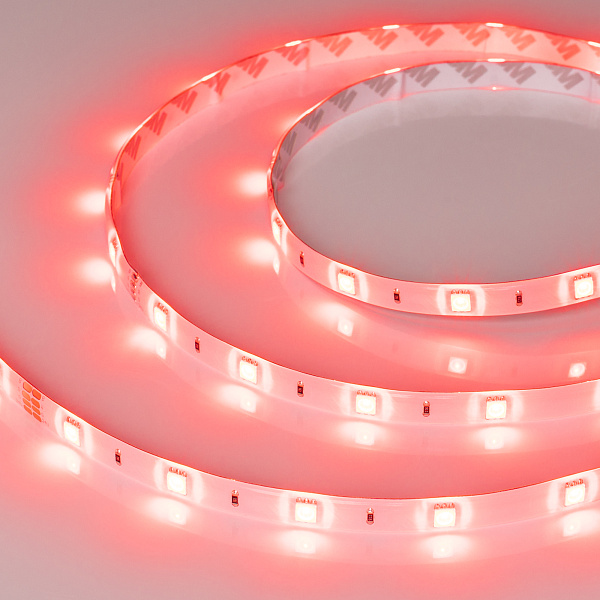 Светодиодная лента RTW 2-5000SE 24V RGB (5060, 150 LED, LUX) (Arlight, 7.2 Вт/м, IP65) Lednikoff