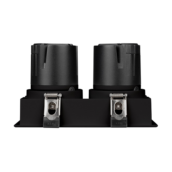 Светильник MS-FLOW-BUILT-S157x85-2x6W Warm3000 (BK, 38 deg, 230V) (Arlight, IP20 Металл, 5 лет) Lednikoff