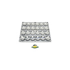 Блок линз 24B70-M120х120 (70°, 24x LED) (Turlens, -) Lednikoff