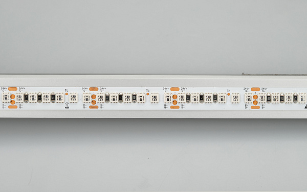 Светодиодная лента RT-G168-10mm 24V RGB (17.3 W/m, IP20, 3838, 5m) (Arlight, Открытый) Lednikoff