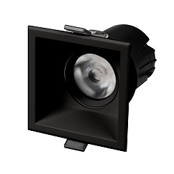 Светильник MS-FLOW-BUILT-S85x85-6W Day4000 (BK, 38 deg, 230V) (Arlight, IP20 Металл, 5 лет)