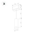 Светильник MAG-SPOT-HANG-25-R30-5W Warm3000 (BK-GD, 45deg, 24V) (Arlight, IP20 Металл, 5 лет)