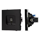 Механизм компьютерной розетки SCT-TENDO-MPC1-PL-BK (RJ-45, CAT6) (Arlight, Черный) Lednikoff