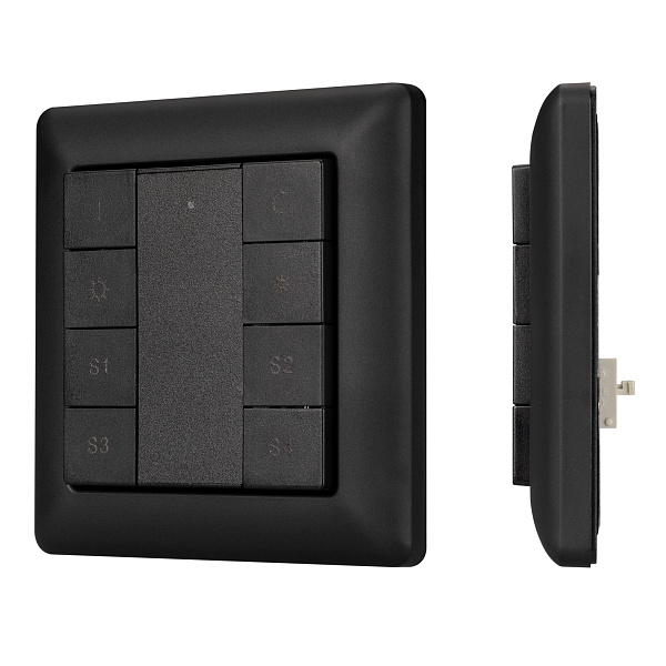 INTELLIGENT ARLIGHT Панель DALI-223-1G-4S-IN-BLACK (BUS) (IARL, -) Lednikoff