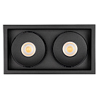 Светильник CL-SIMPLE-S148x80-2x9W Day4000 (BK, 45 deg) (Arlight, IP20 Металл, 3 года) Lednikoff