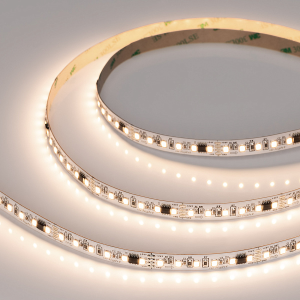 Светодиодная лента SPI-A120-10mm 24V Warm3000-PX6-BPT (11 W/m, IP20, 2835, 5m) (Arlight, бегущий огонь) Lednikoff