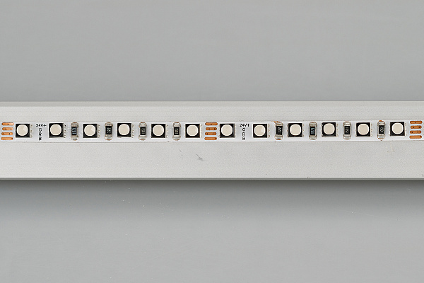 Светодиодная лента MINI-120-24V RGB 5mm (3535, 5m, LUX) (Arlight, 8 Вт/м, IP20) Lednikoff