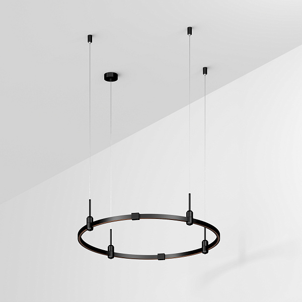 Основание ART-APRIORI-ROUND-HANG-R800 (BK) (Arlight, IP20 Металл, 3 года) Lednikoff