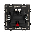 Механизм выключателя двухклавишный непроходной SWT-NOBE-MK02-SFPL-IS (230V, 10A) (Arlight, Никель) Lednikoff