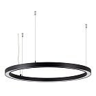 Светильник SP-CIRCLE-HANG-O3535-D700-40W Warm3000 (RAL9005, 120 deg, 230V) IP40 LED (Arlight, Алюминий) Lednikoff