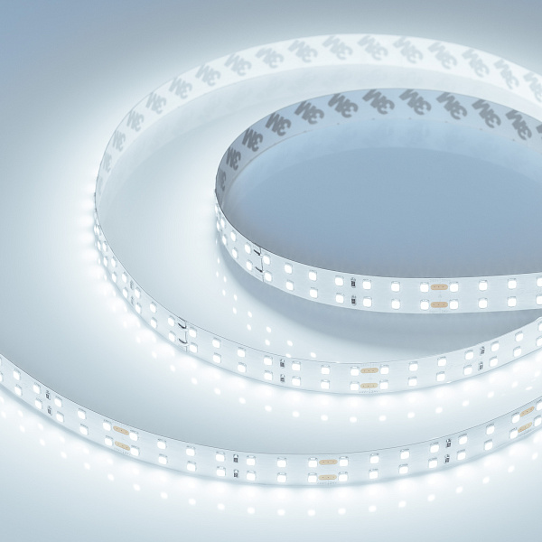 Светодиодная лента RT-A196-15mm 24V Cool 8K (20 W/m, IP20, 2835, 5m) (Arlight, 20 Вт/м, IP20) Lednikoff