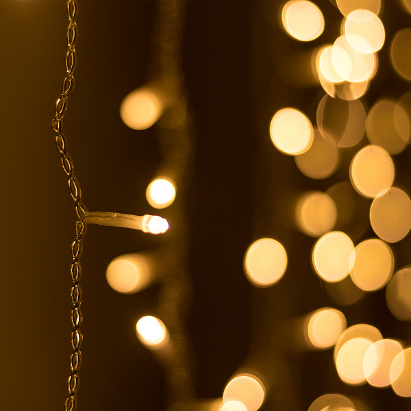 Светодиодная гирлянда ARD-CURTAIN-HOME-1500x1500-CLEAR-144LED Warm (230V, 6W) (Ardecoled, IP20) Lednikoff