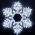 Фигура светодиодная ARD-SNOWFLAKE-M10-1000x900-504LED White (230V, 31W) (Ardecoled, IP65) Lednikoff