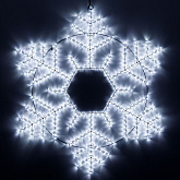 Фигура светодиодная ARD-SNOWFLAKE-M10-1000x900-504LED White (230V, 31W) (Ardecoled, IP65, 1 год)
