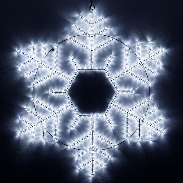 Фигура светодиодная ARD-SNOWFLAKE-M10-1000x900-504LED White (230V, 31W) (Ardecoled, IP65) Lednikoff