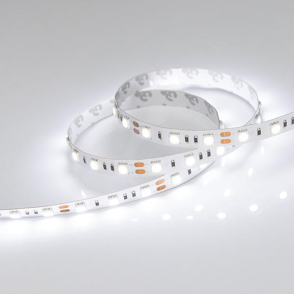 Светодиодная лента RT 2-5000 12V White6000 2x (5060, 300 LED, LUX) (Arlight, 14.4 Вт/м, IP20) Lednikoff