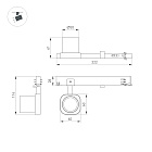 Светильник LGD-DIAFILM-4TR-R60-10W Warm3000 (BK, 20 deg, 230V) (Arlight, IP20 Металл, 5 лет)