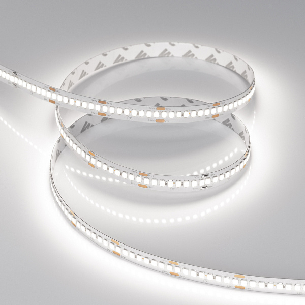 Светодиодная лента RT-A240-10mm 24V White6000 (22 W/m, IP20, 2835, 5m) (Arlight, высок.эфф.150 лм/Вт) Lednikoff
