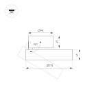 Светильник SP-RONDO-FLAP-R175-16W Warm3000 (WH, 110 deg) (Arlight, IP40 Металл, 3 года) Lednikoff