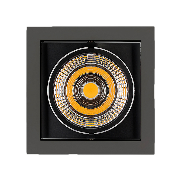 Светильник CL-KARDAN-S152x152-25W Warm3000 (BK-BK, 30 deg) (Arlight, IP20 Металл, 3 года) Lednikoff