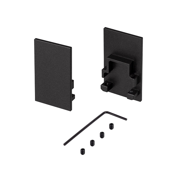 Заглушка SL-COMFORT-2542 BLACK глухая (Arlight, Металл) Lednikoff