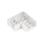 Коннектор угловой COB-MONO-8mm-2pin-STS-IP68 (Arlight, Прозрачный) Lednikoff