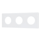 Рамка стеклянная FRM-GLARE-GC-3-WH (Arlight, -)