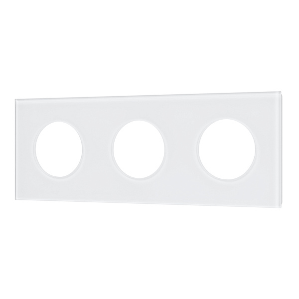 Рамка стеклянная FRM-GLARE-GC-3-WH (Arlight, -) Lednikoff