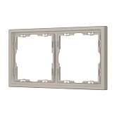 Рамка пластиковая FRM-NOBE-SFPL-2-CA (Arlight, Кашемир)