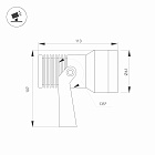 Светильник KT-RAY-COLOR-R61-12W RGB-Warm3000 (DG, 36 deg, 12V) (Arlight, IP67 Металл, 3 года) Lednikoff