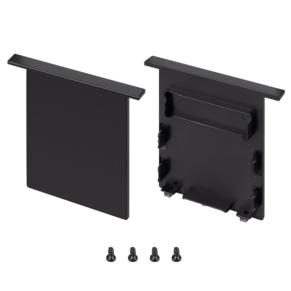 Заглушка SL-LINIA52-3L-F-LOW BLACK глухая (Arlight, Пластик) Lednikoff