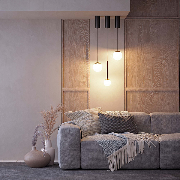 Светильник SP-BEADS-HANG-R130-10W Day4000 (BK-GD, 250 deg, 230V) (Arlight, IP20 Металл, 5 лет) Lednikoff