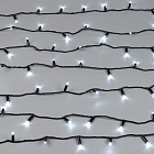 Светодиодная гирлянда ARD-STRING-CLASSIC-10000-BLACK-100LED-FLASH WHITE (230V, 7W) (Ardecoled, IP65) Lednikoff