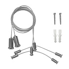 Подвес ARH-2x1m Set (Pad 1.7x8mm) (Arlight, Металл) Lednikoff