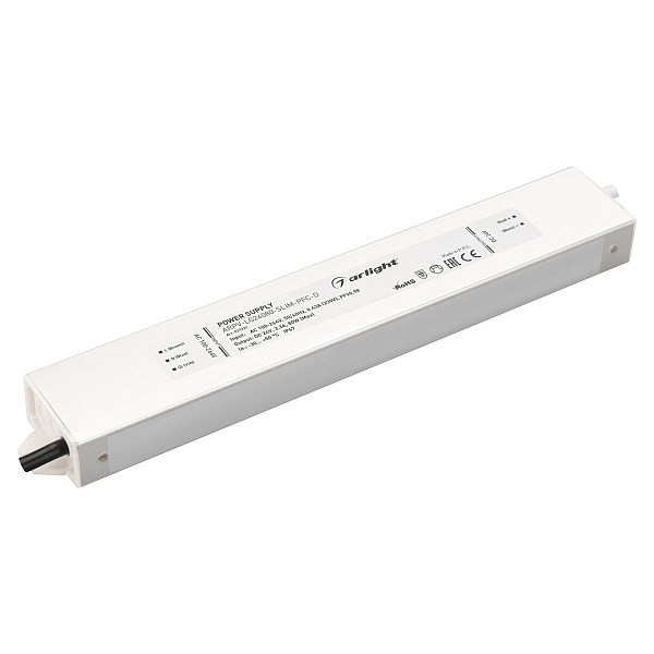 Блок питания ARPV-LG24080-SLIM-PFC-D (24V, 3.3A, 80W) (Arlight, IP67 Металл, 5 лет) Lednikoff