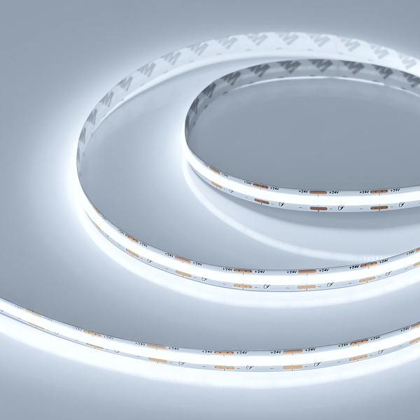 Светодиодная лента COB-X560-10mm 24V White6000 (9.6 W/m, IP20, 10m) (Arlight, 5 лет) Lednikoff