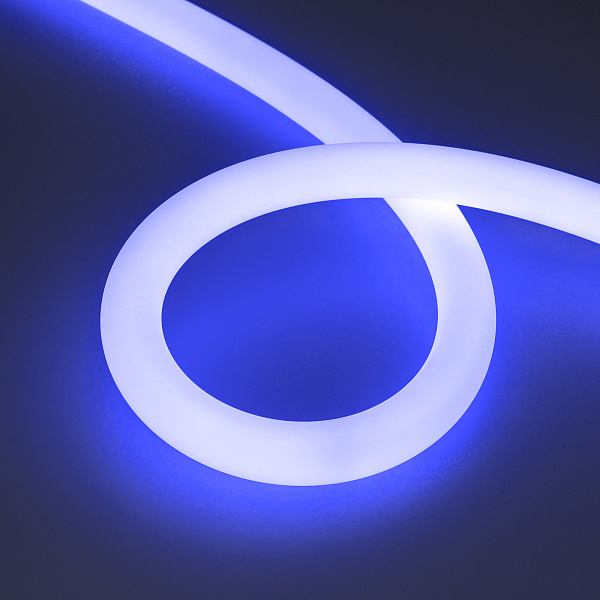Светодиодная лента герметичная MOONLIGHT-TOP-F280-D25mm 24V RGB 360deg (14.4 W/m, IP65, 3535, 5m, wire x1) (Arlight, Вывод прямой, 3 года)