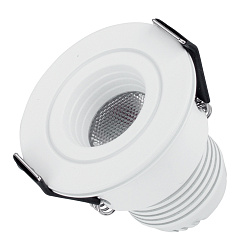 Светильник встраиваемый LTM-R45-3W Warm3000 (Белый, 30 deg, 230V) (Arlight, IP40 Металл, 5 лет)