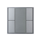 INTELLIGENT ARLIGHT Кнопочная панель DALI-201-23-4K-D2-IN Silver (BUS, Frame) (IARL, IP20 Металл, 3 года) Lednikoff