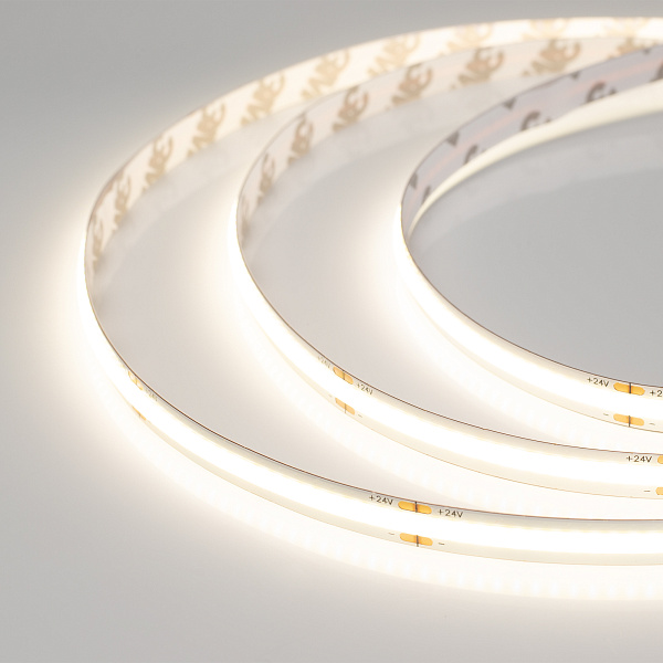 Светодиодная лента COB-X378-8mm 24V Day4000 (11 W/m, IP20, 5m) (Arlight, -) Lednikoff