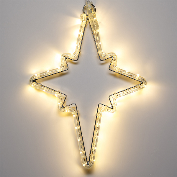 Фигура cветодиодная ARD-STAR-M3-380x250-36LED Warm (230V, 2.5W) (Ardecoled, IP65) Lednikoff
