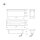Светильник LTD-LINE-TILT-S210-8W Day4000 (SL, 120 deg, 230V) (Arlight, IP67 Металл, 3 года) Lednikoff