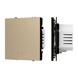 Терморегулятор SWT-NOBE-MTE-SFPL-GD (электрический тёплый пол) (Arlight, Золотой песок)