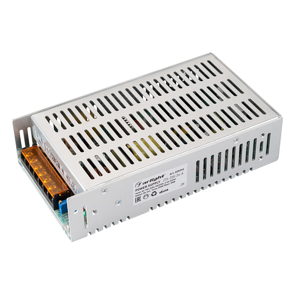 Блок питания JTS-250-24-A (0-24V, 10.4A, 250W) (Arlight, IP20 Сетка, 2 года) Lednikoff