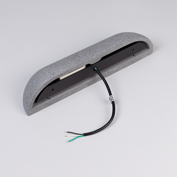 Светильник SP-BULFIN-WALL-L365-10W Warm3000 (BK, 120 deg, 230V) (Arlight, IP65 Бетон, 3 года)