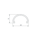 Экран SL-LINE-2011-2000 Round OPAL (Arlight, Пластик) Lednikoff